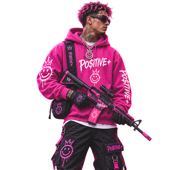 Po$itive+ Clothing character