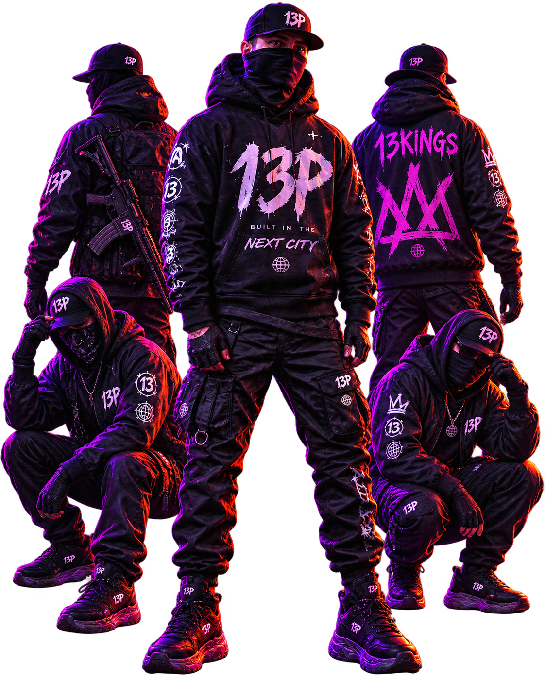 13P Studio Characters